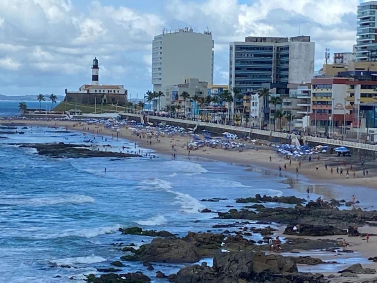 Excelente Localizacao Na Barra -Climatizado-Garagem Appartement Salvador Buitenkant foto
