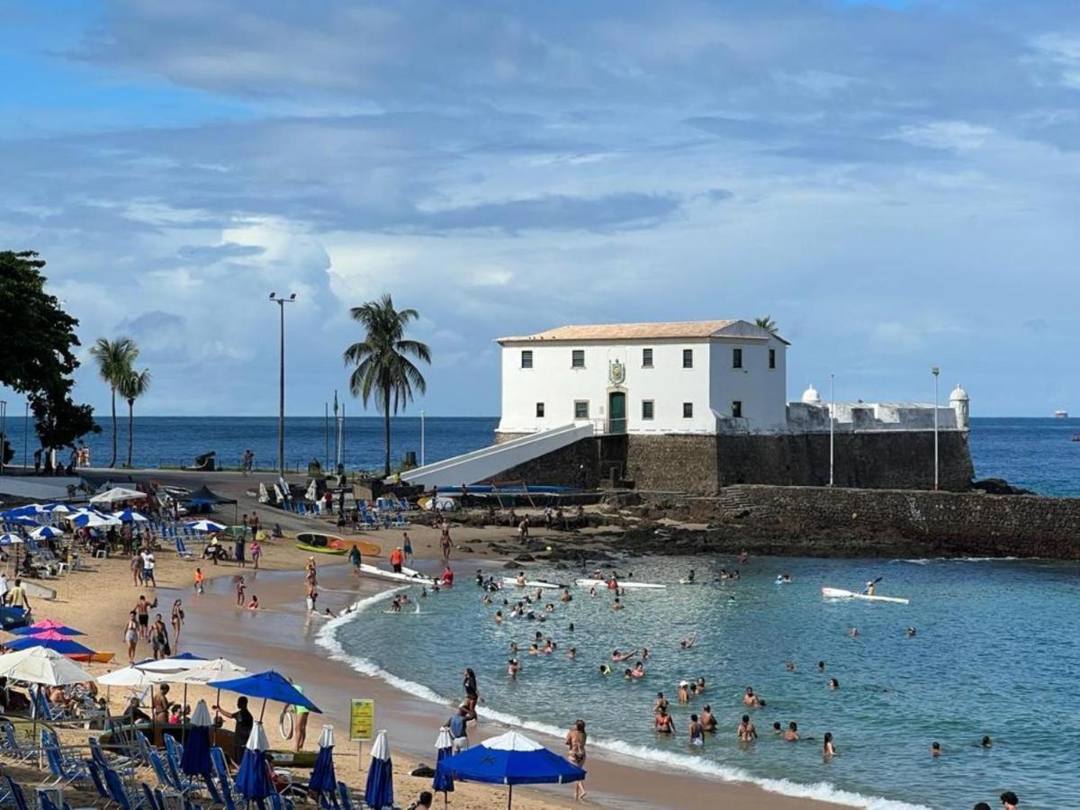 Excelente Localizacao Na Barra -Climatizado-Garagem Appartement Salvador Buitenkant foto